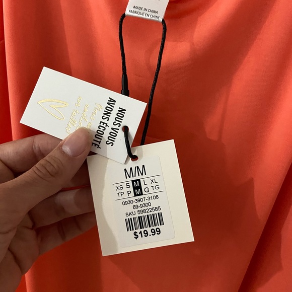 Slick orange slip dress! - Picture 3 of 3